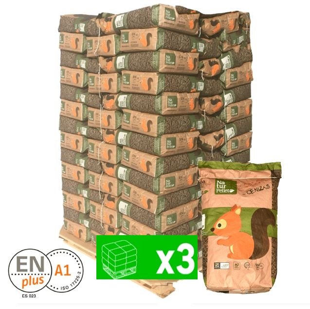 Palet Naturpellet 70 sacos de 15 kg